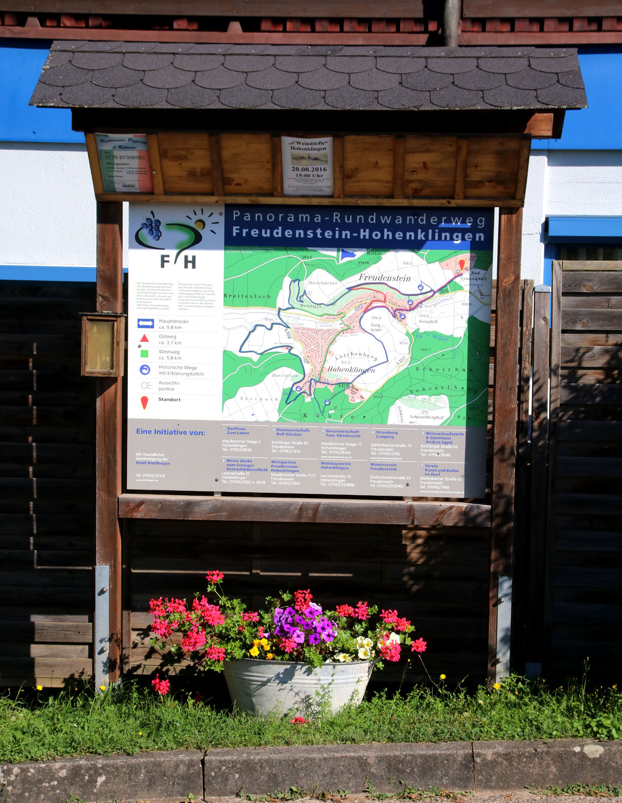 Wandern rund um Stromberg Camping
