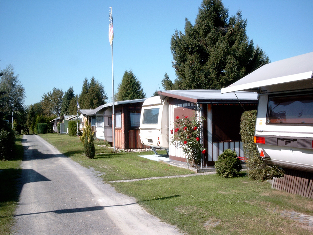 Dauerstellplätze auf dem Stromberg Campingplatz