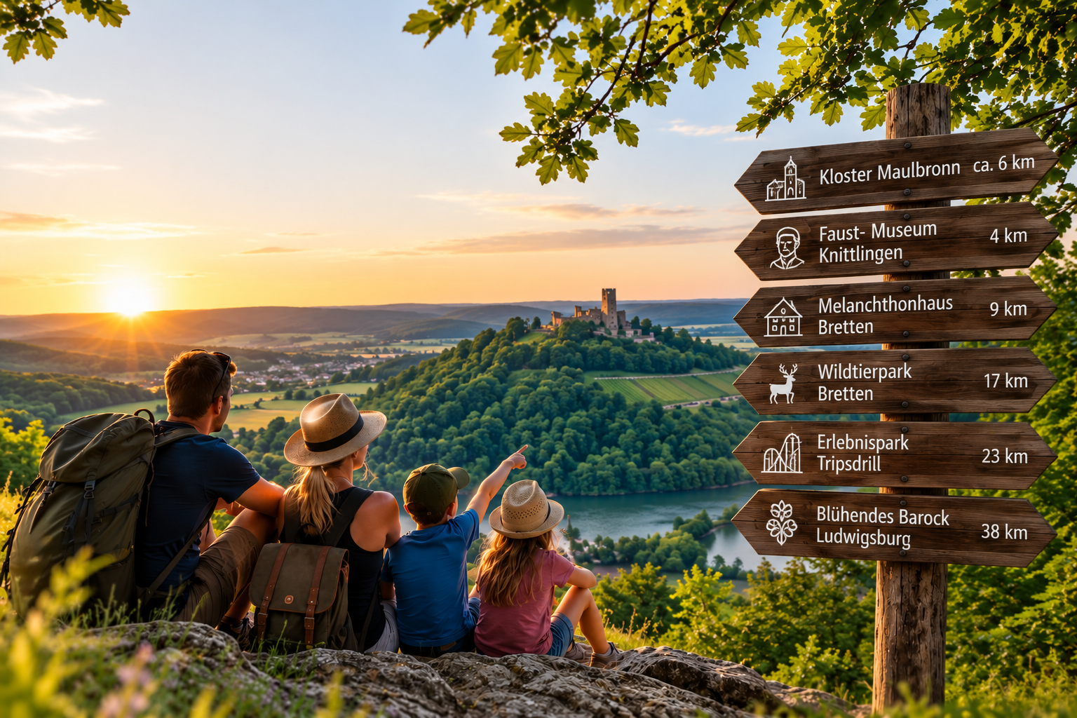 Ausflugsziele rund um den Campingpark Stromberg