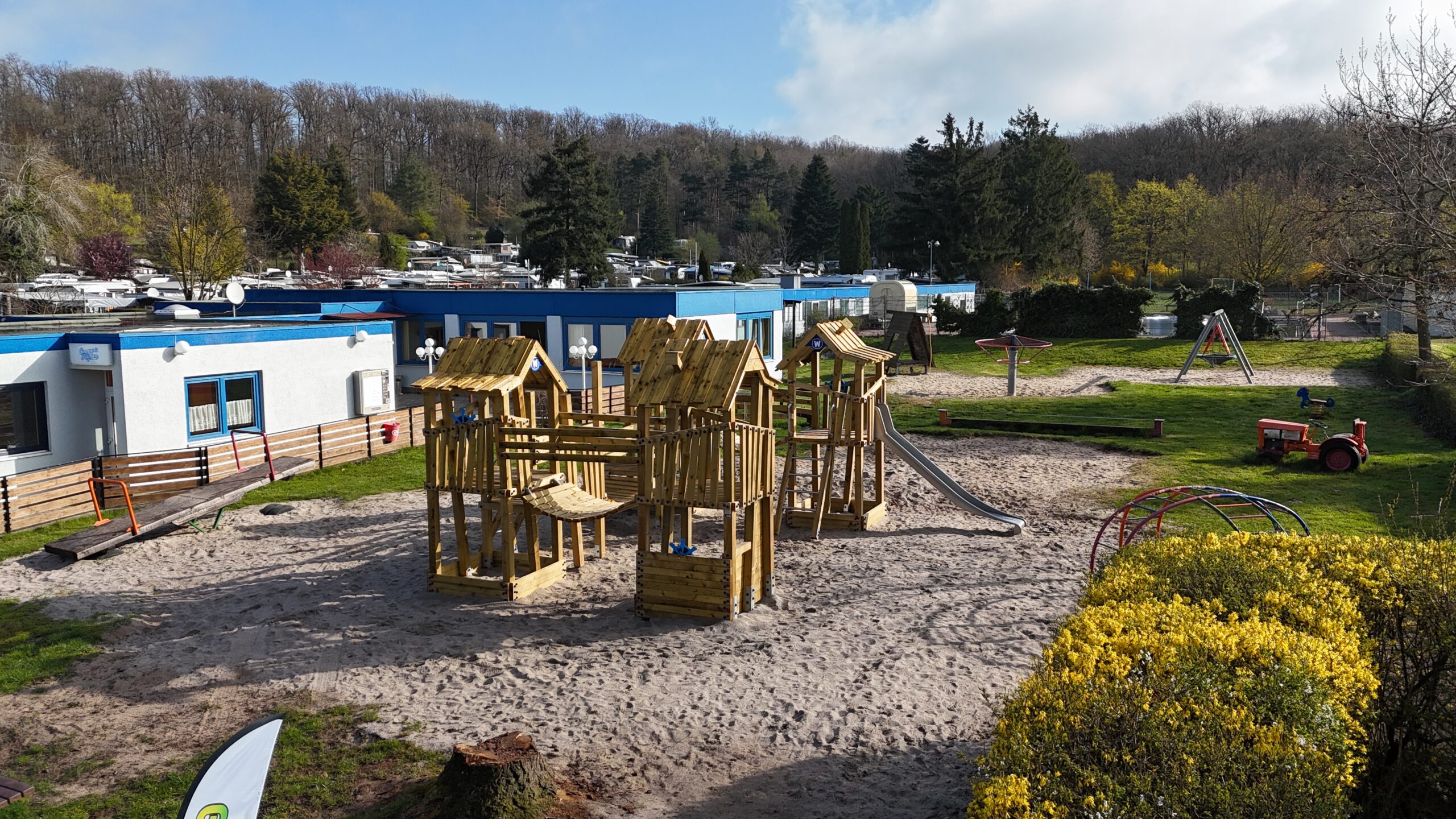 Großer Spielplatz auf dem Stromberg Campingplatz