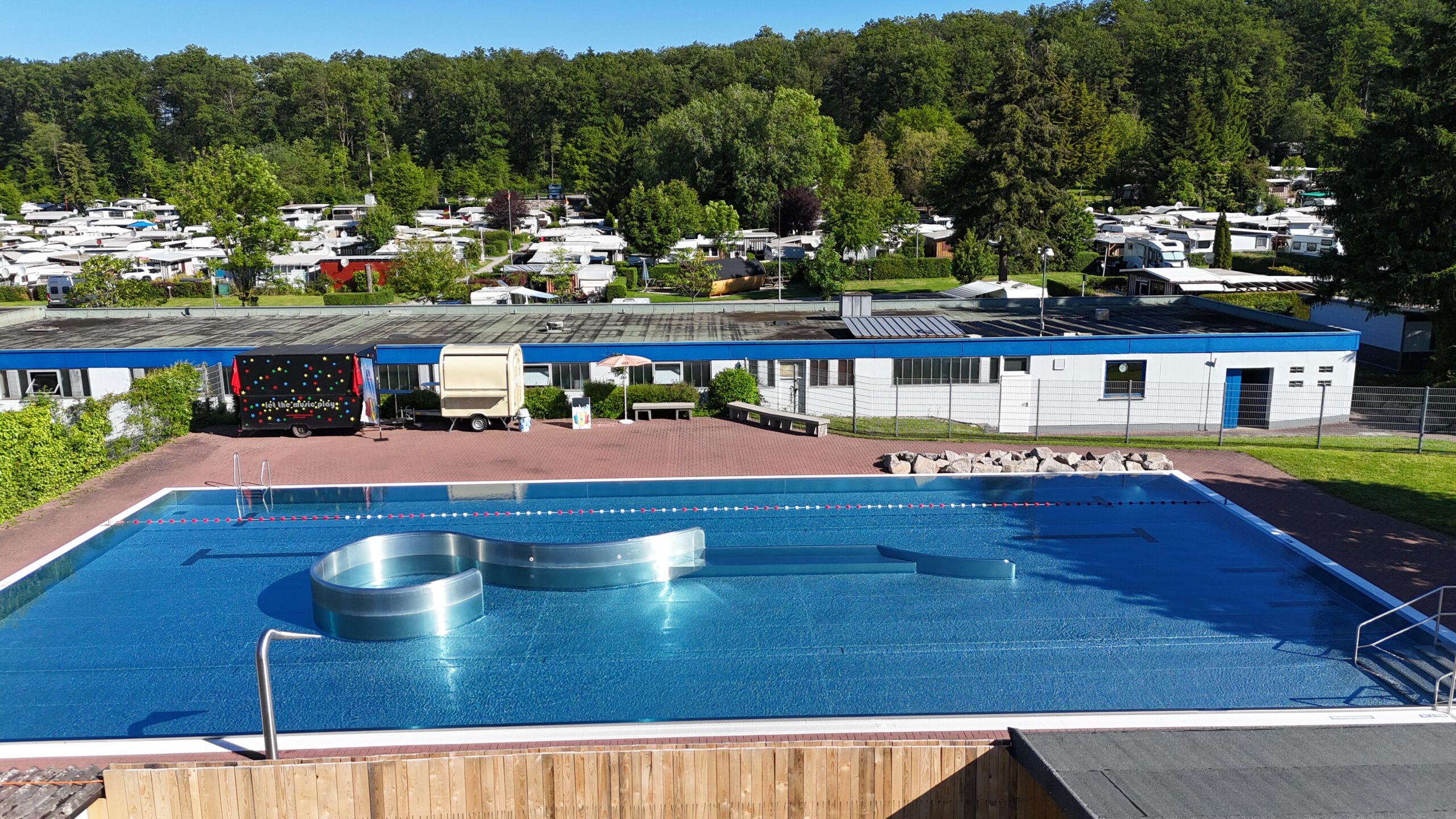 Camping mit Freibad