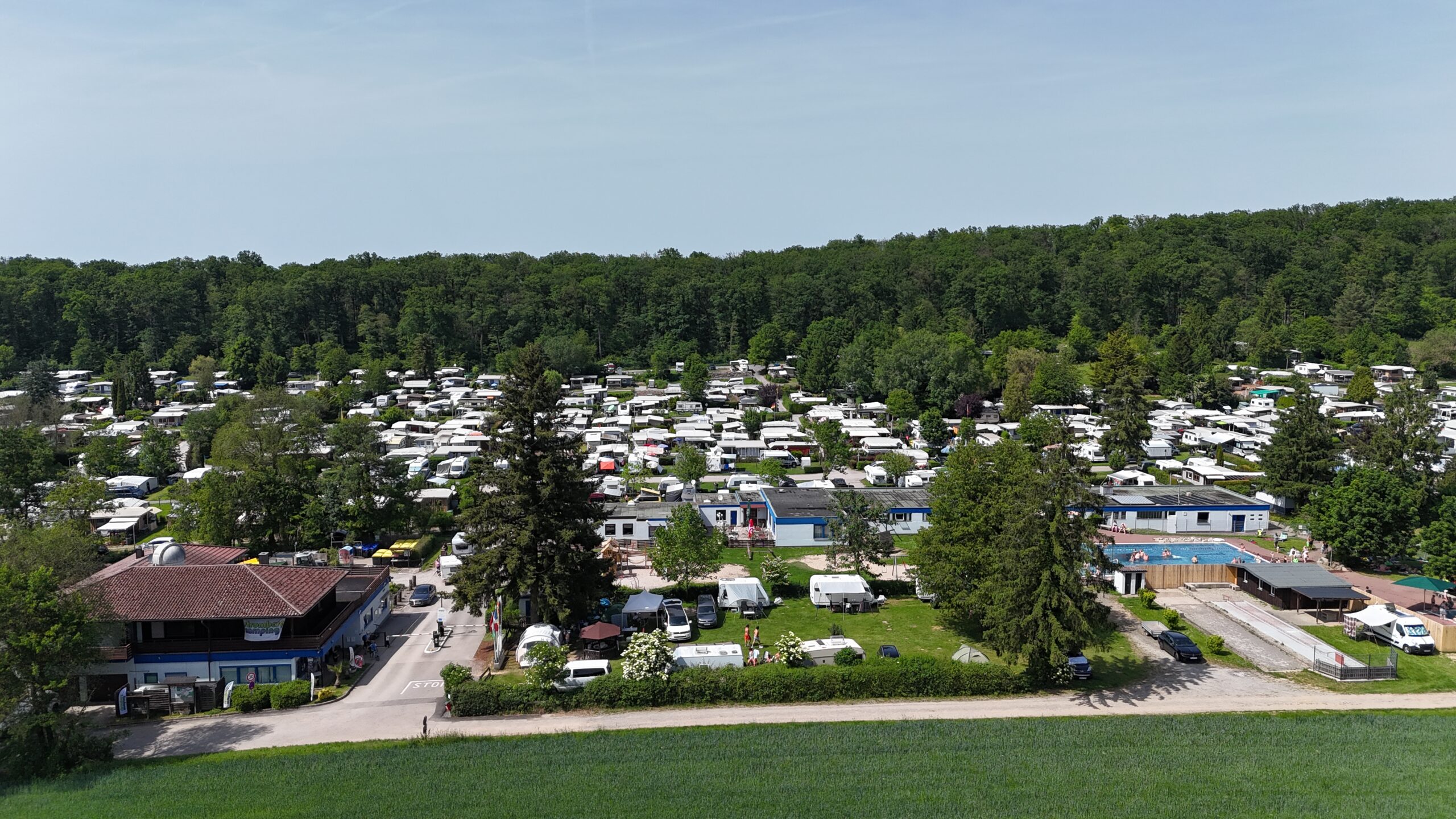 Stromberg Camping zwischen Wäldern, Wiesen und Weinbergen
