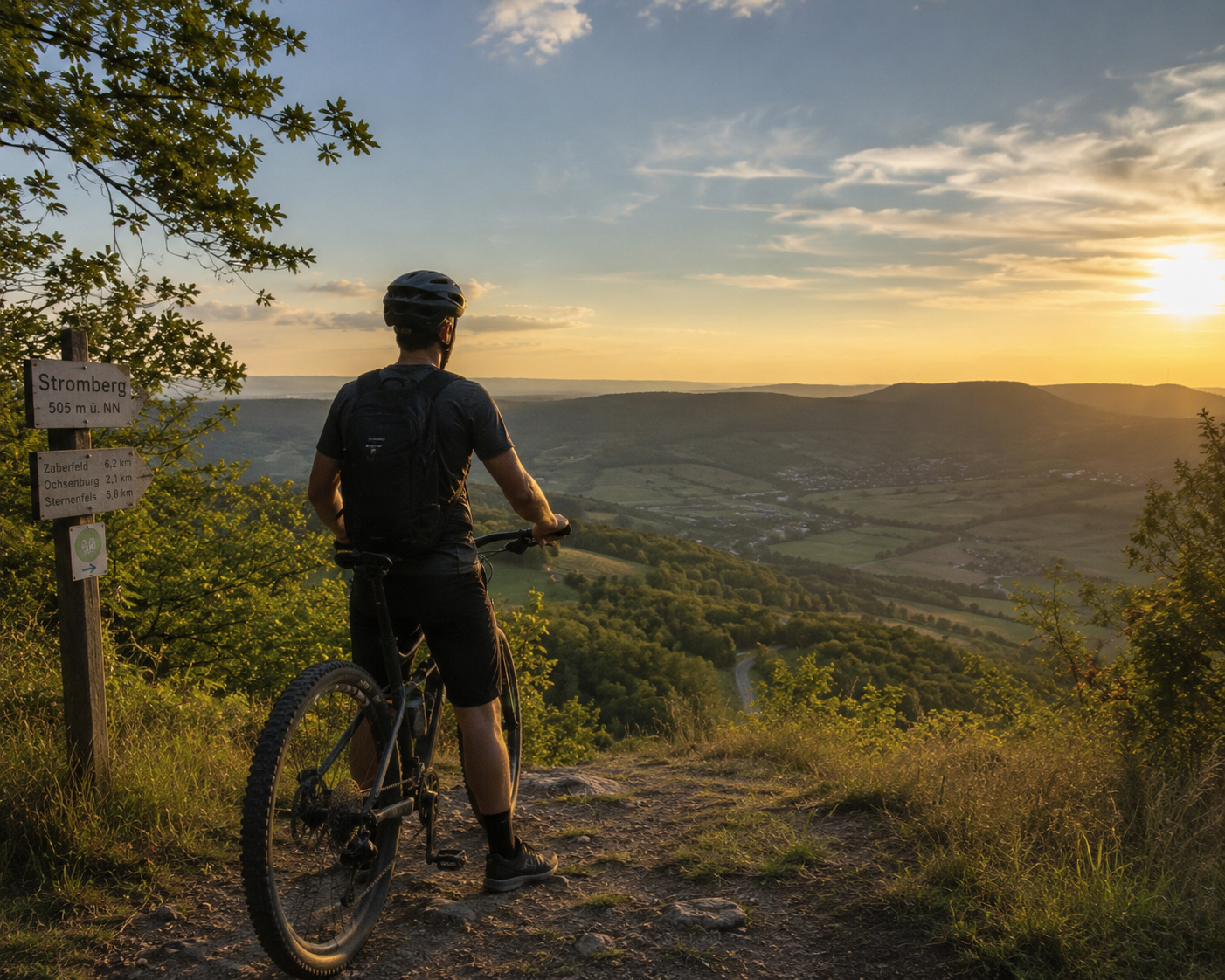Radfahren rund um Stromberg Camping