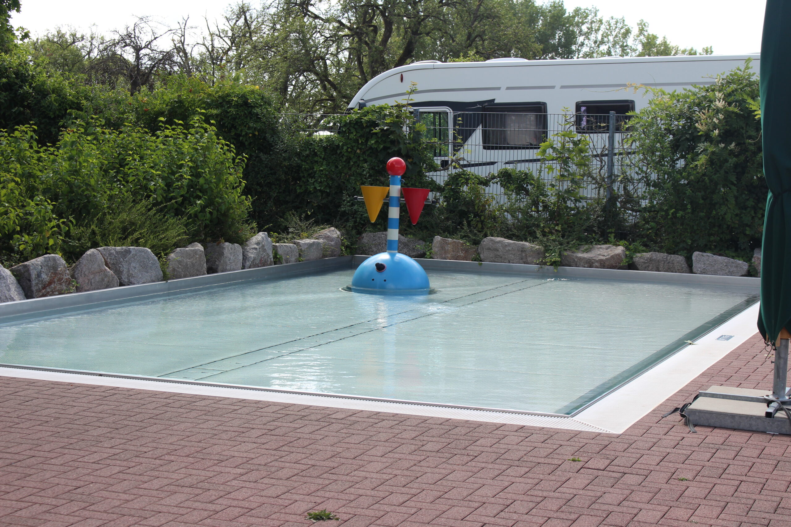 Freibad auf dem Campingplatz
